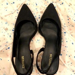 Express sling back heel